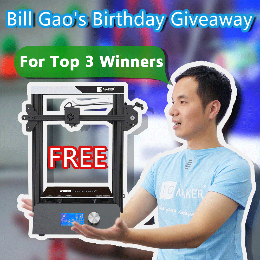 JGMaker Bill's Birthday Giveaway--A Joint Celebration - JGMaker3D
