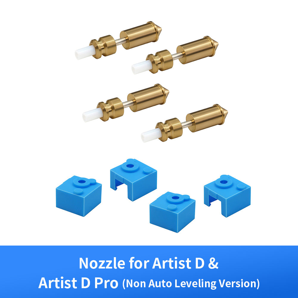 Optimierte Vollmetall-Schnellwechsel-Düsen für Artist D & Artist D Pro – 4er-Pack