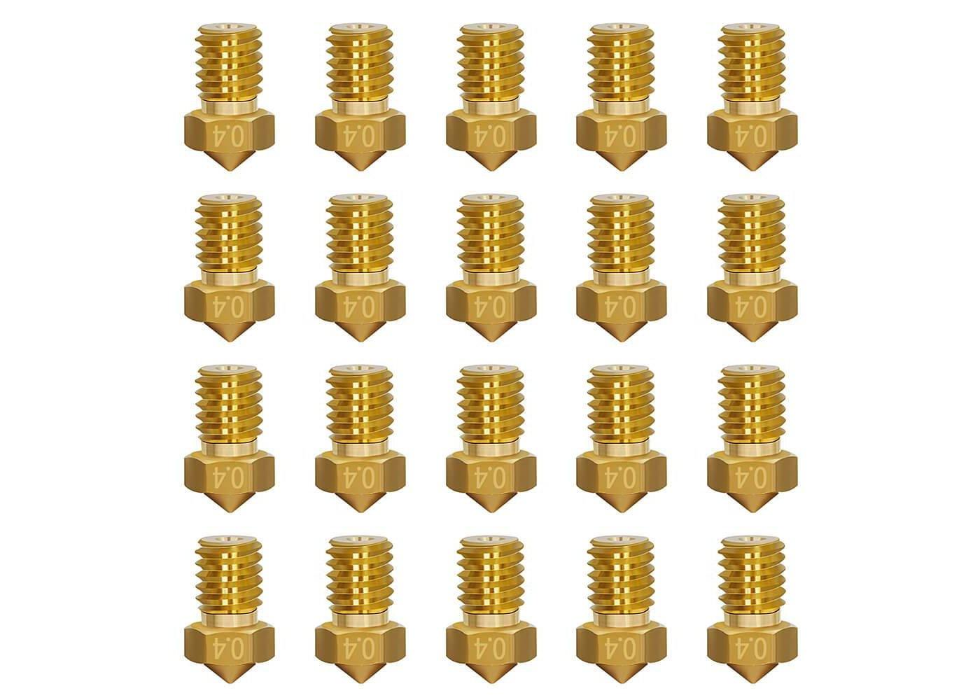 E3D 20 / 40 pcs  Brass 3d printer  Nozzle for Magic / A5S - JGMaker3D