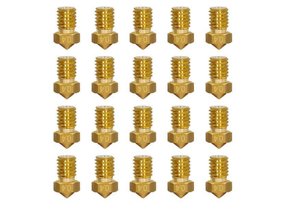 E3D 20 / 40 pcs  Brass 3d printer  Nozzle for Magic / A5S - JGMaker3D