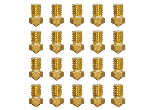 E3D 20 / 40 pcs  Brass 3d printer  Nozzle for Magic / A5S - JGMaker3D
