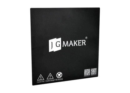 JGMaker Magic PVC-Bauplatte / Ultrabase-Glasbett mit 4 Clips 235*235*4