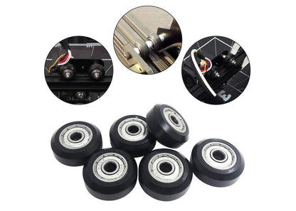 10 PC Plastic Pom Pulley Wheels For 3D Printer