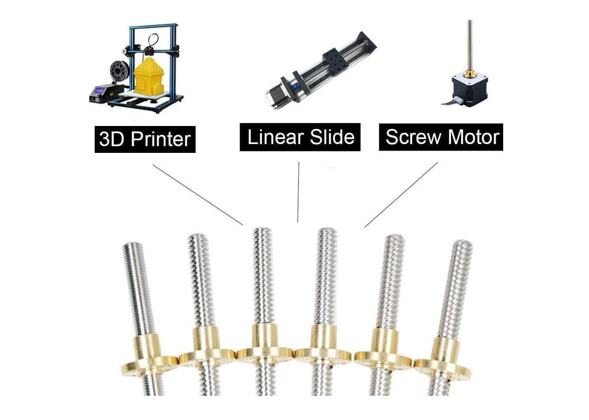 JGMaker T8 Z-Axis Lead Screw for A5S & Magic 3D Printer